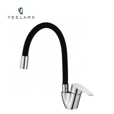 Griferias monocomando stainless steel  hot cold mixer black tap kitchen faucet